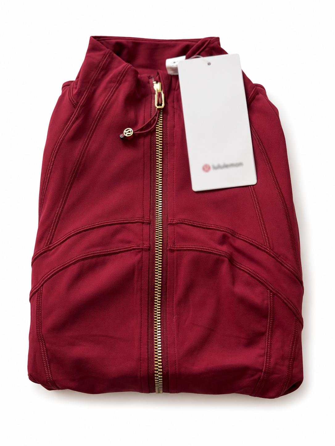 burgundy define jacket